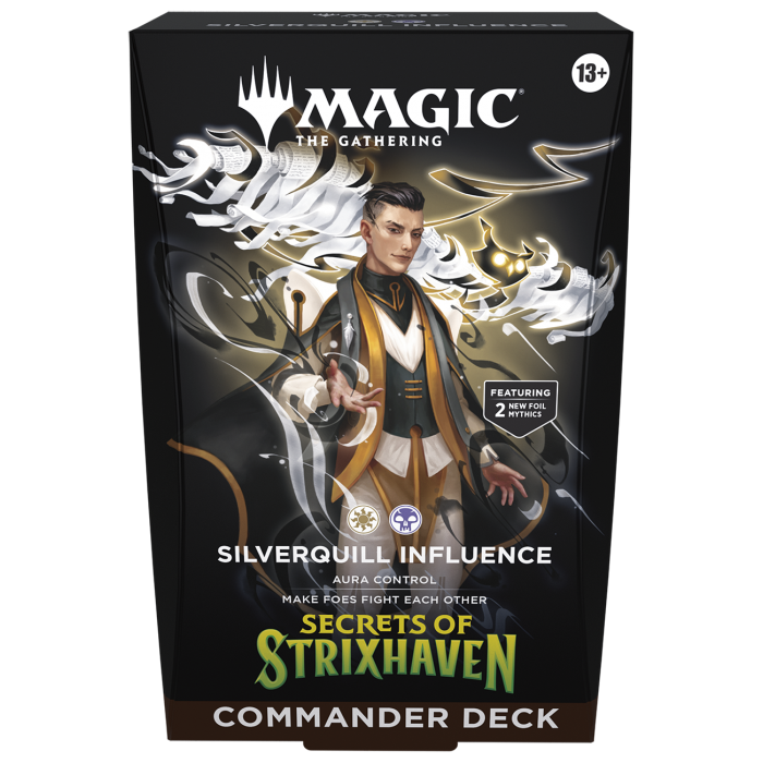 Deck Commander Les Secrets de Strixhaven - Silverquill Influence - Magic EN